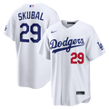Los Angeles Dodgers Tarik Skubal White Home Stadium Jersey product image 1, provided for visual reference and product detail