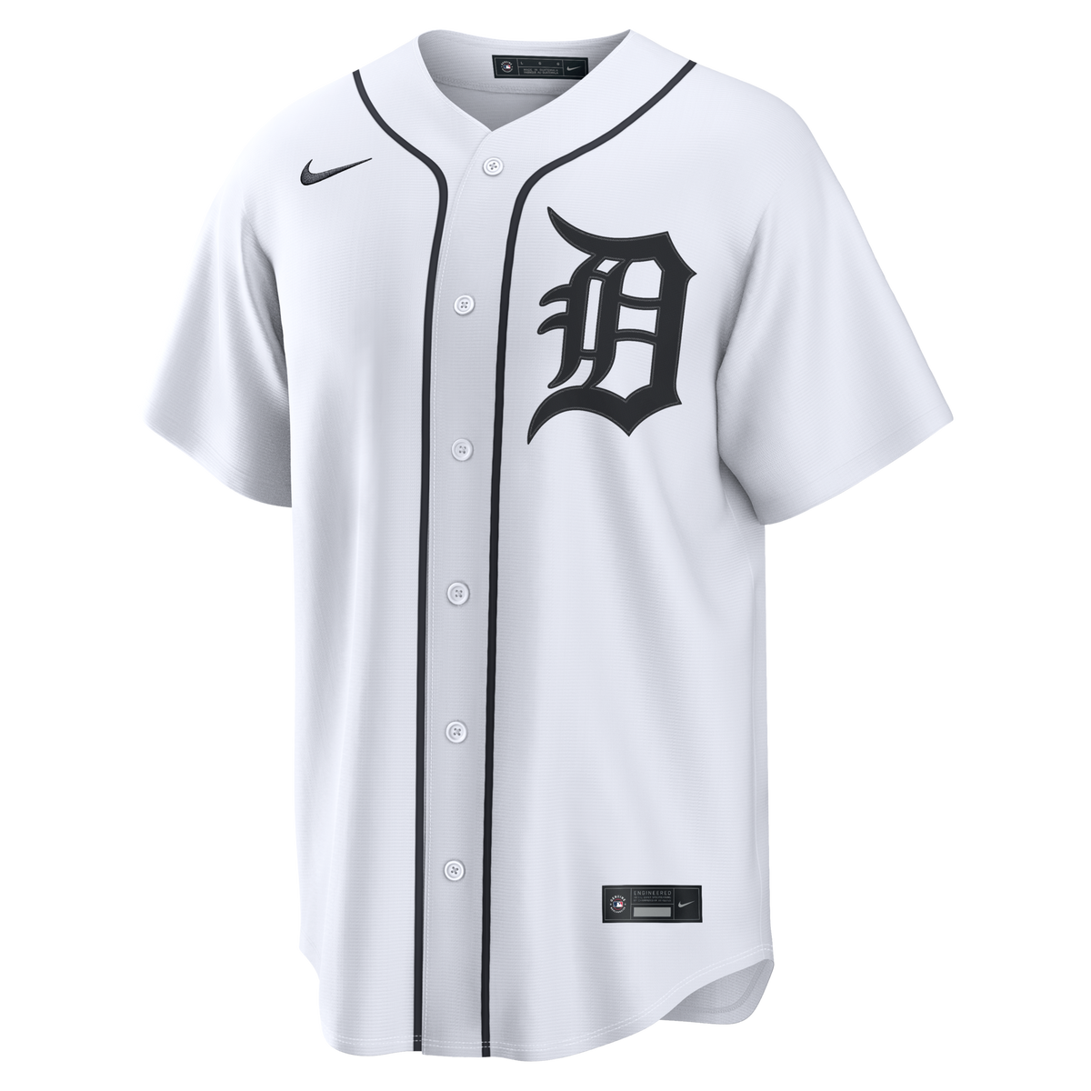 Detroit Tigers Kevin McGonigle White Home Replica Jersey product image 5, provided for visual reference and product detail