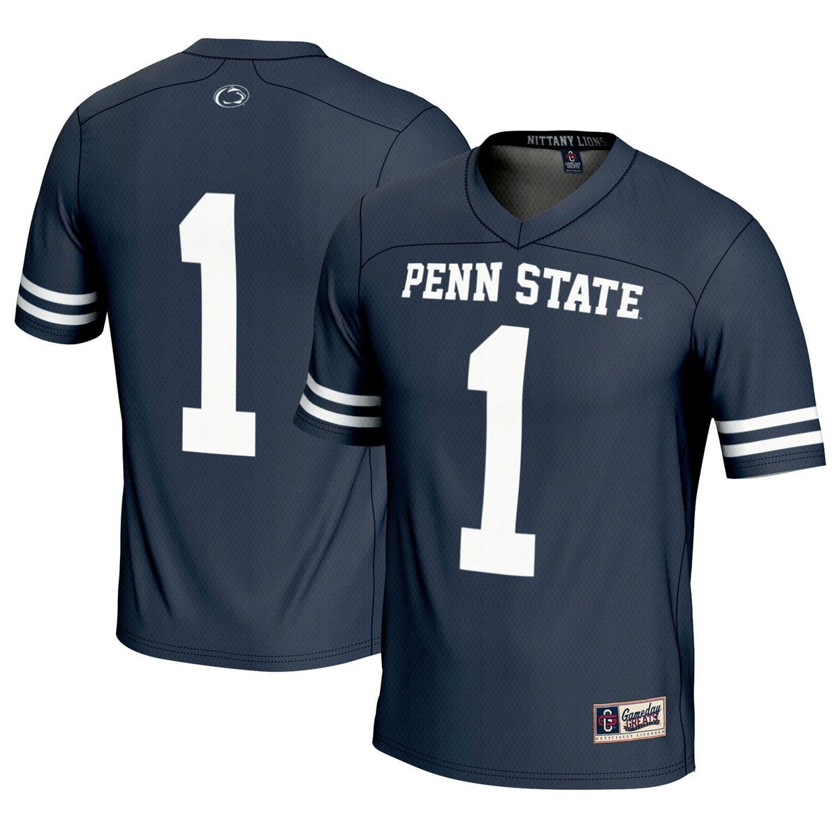 #1 Penn State Nittany Lions Lightweight Lacrosse Jersey - Navy product image 2, provided for visual reference and product