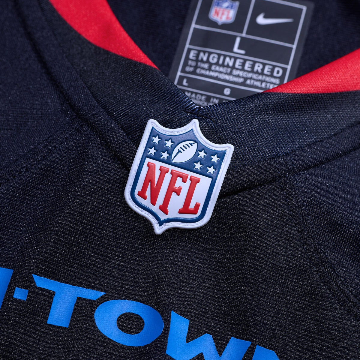 Houston Texans C.J. Stroud Navy 2nd Alternate Game Jersey product image 5, provided for visual reference and product detail