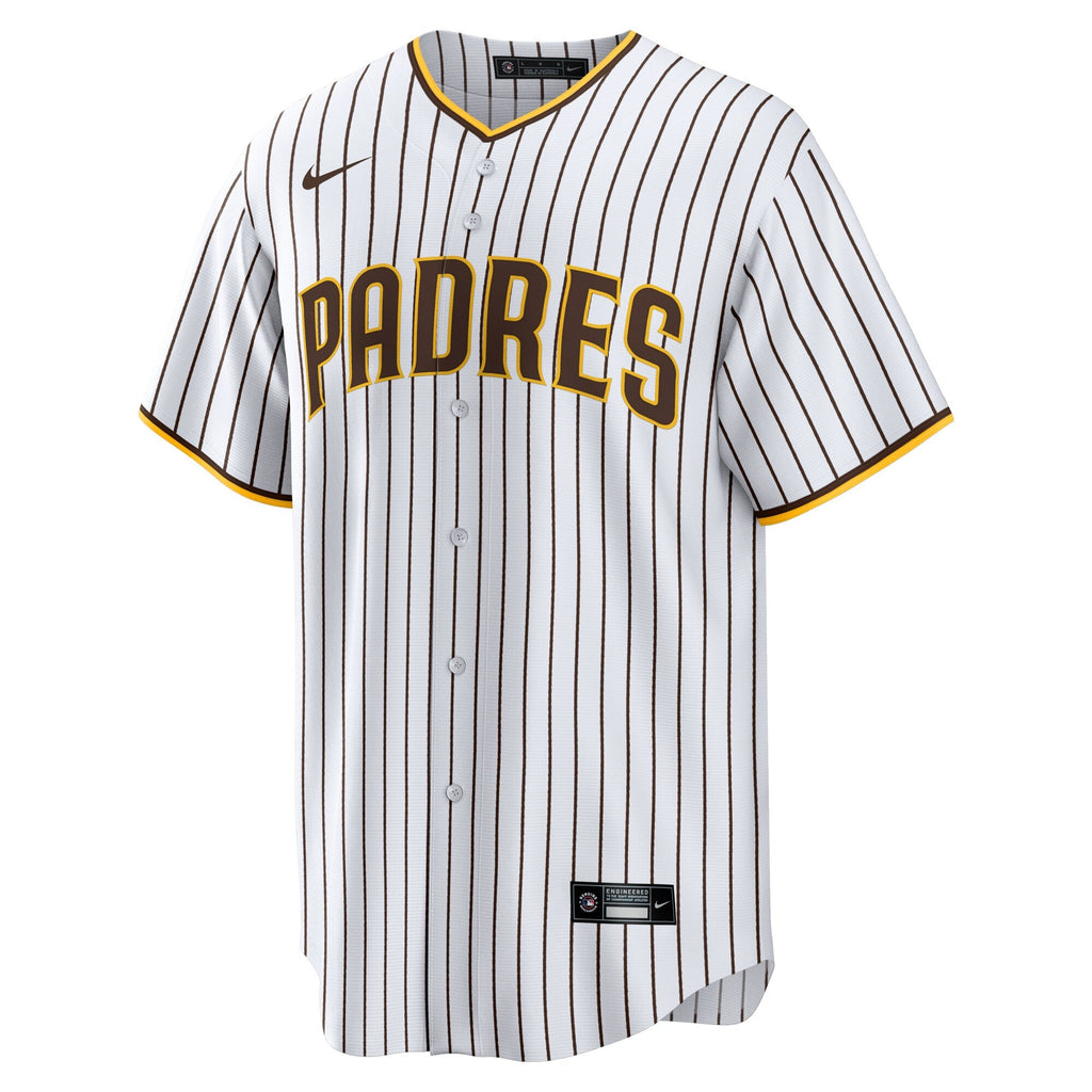 San Diego Padres Xander Bogaerts White/Brown Home Official Replica Player Jersey product image 3, provided for visual