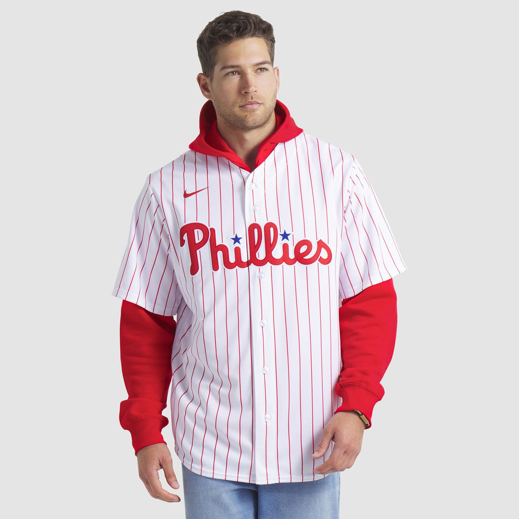 Philadelphia Phillies Bryce Harper White Home Replica Player Name Jersey product image 5, provided for visual reference and