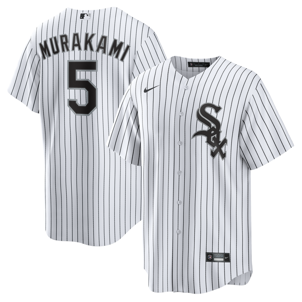 Chicago White Sox Munetaka Murakami White Home Replica Jersey product image 1, provided for visual reference and product