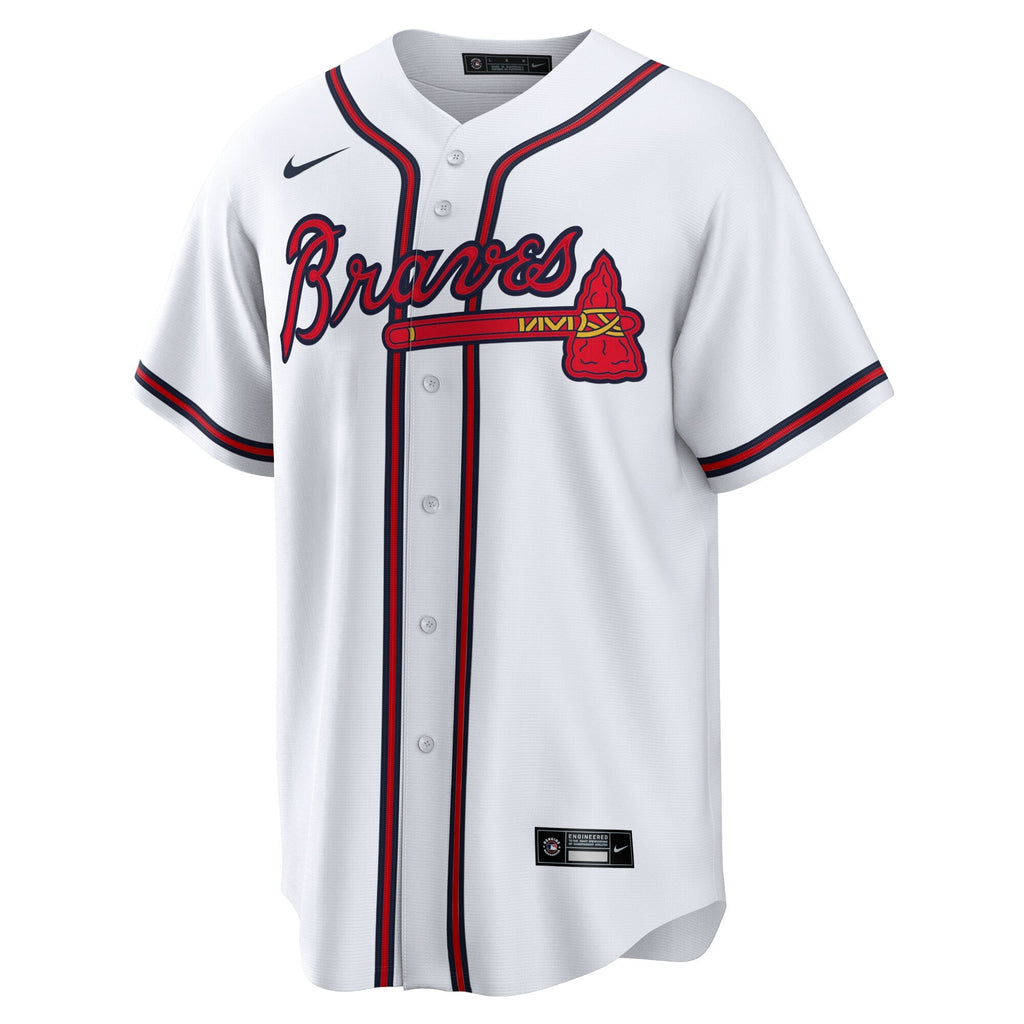 Atlanta Braves Matt Olson White Home Replica Player Jersey product image 3, provided for visual reference and product detail