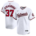 Washington Nationals Stephen Strasburg White Home Limited Player Jersey product image 1, provided for visual reference and