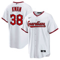 Cleveland Guardians Steven Kwan White Home Replica Jersey product image 1, provided for visual reference and product detail