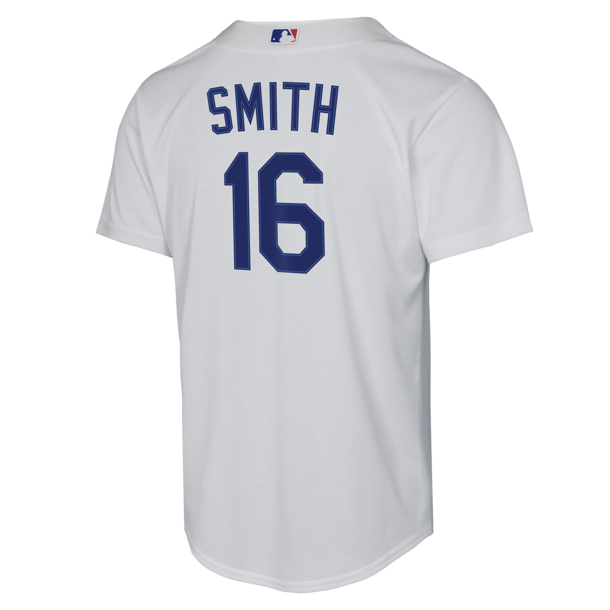 Male Los Angeles Dodgers Will Smith White Home Replica Jersey product image 4, provided for visual reference and product