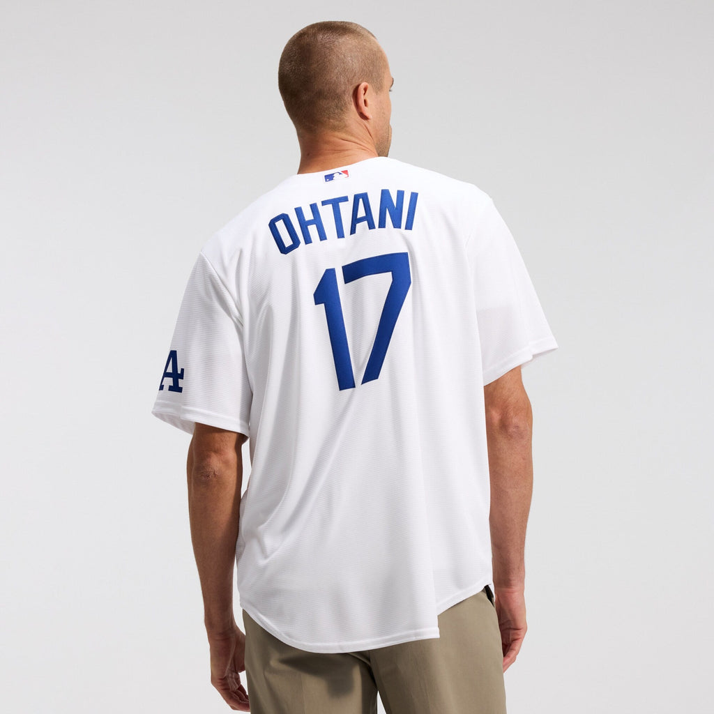 Los Angeles Dodgers Shohei Ohtani White Home Stadium Jersey product image 4, provided for visual reference and product