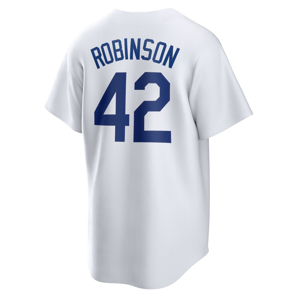Brooklyn Dodgers Jackie Robinson White Cooperstown Collection Jackie Robinson Day Jersey product image 4, provided for