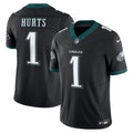Philadelphia Eagles Jalen Hurts Black Alternate Vapor F.U.S.E. Limited Jersey product image 1, provided for visual reference