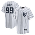 New York Yankees Aaron Judge White Home Replica Player Name Jersey product image 1, provided for visual reference and