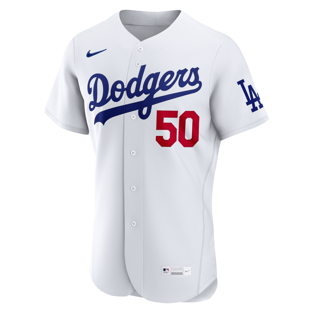 Los Angeles Dodgers Mookie Betts White Home Authentic Jersey product image 3, provided for visual reference and product