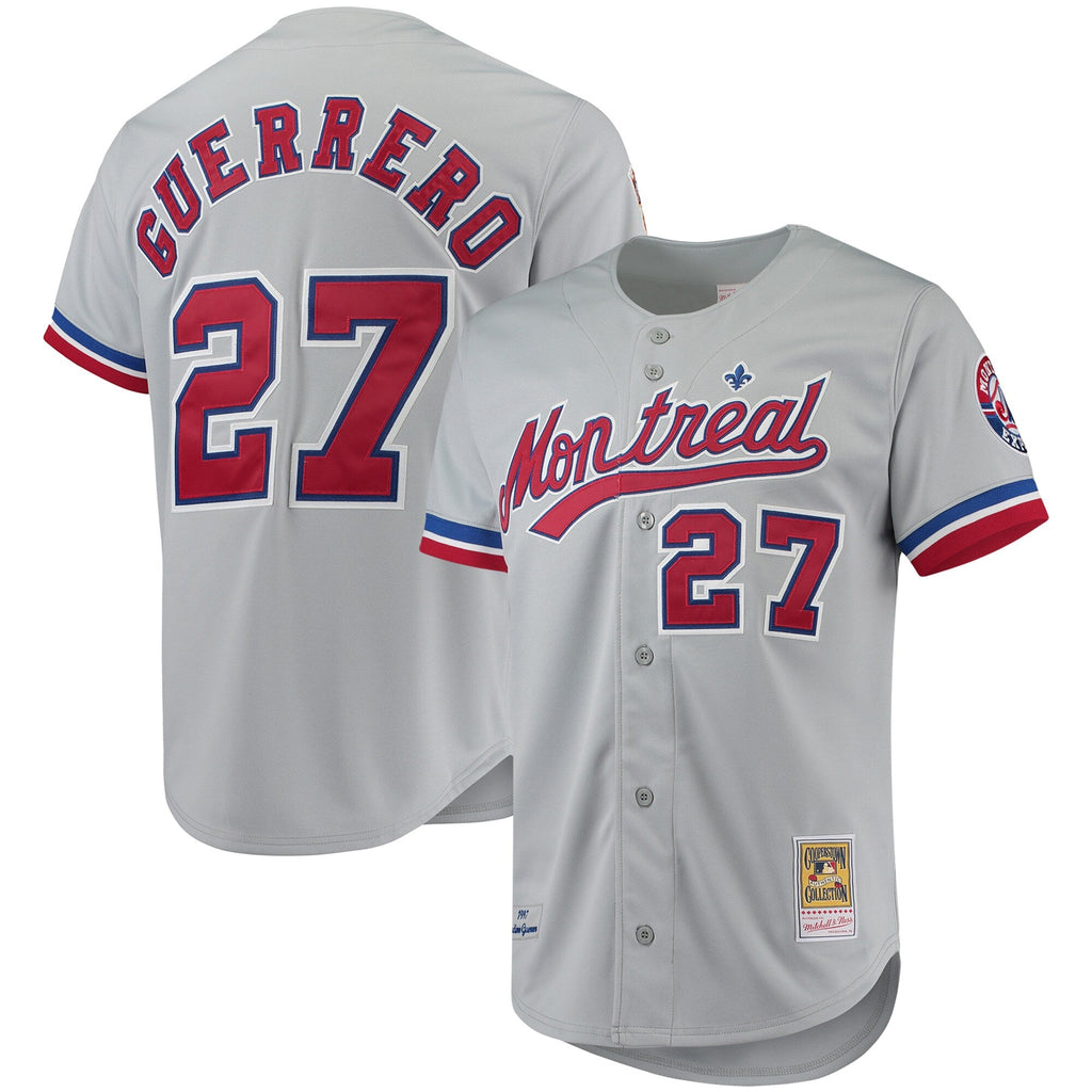 Montreal Expos Vladimir Guerrero Gray Cooperstown Collection Authentic Jersey product image 2, provided for visual reference