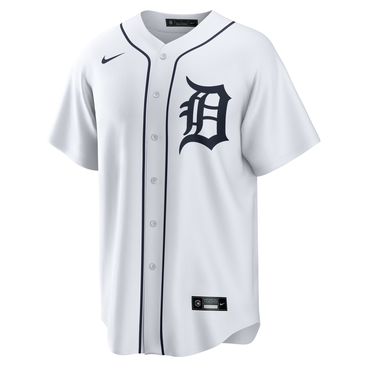 Detroit Tigers Kevin McGonigle White Home Replica Jersey product image 3, provided for visual reference and product detail