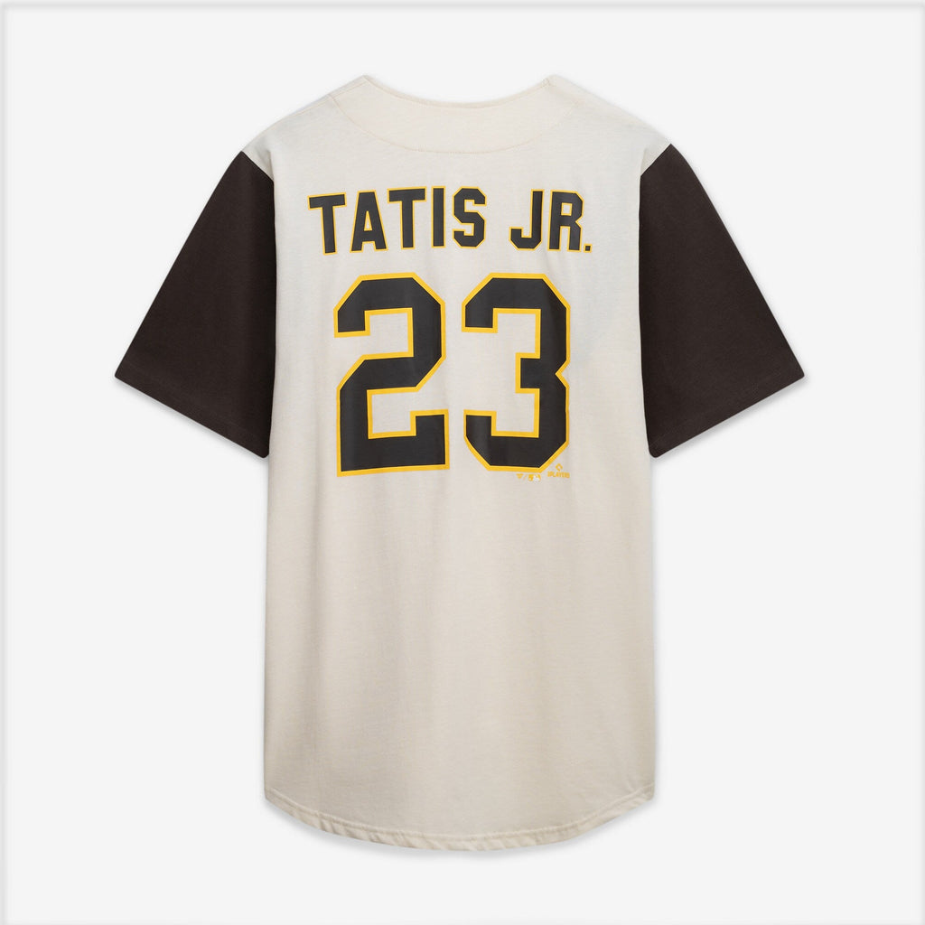 San Diego Padres Cream/Brown Big & Tall Two-Color Fashion Jersey product image 4, provided for visual reference and product
