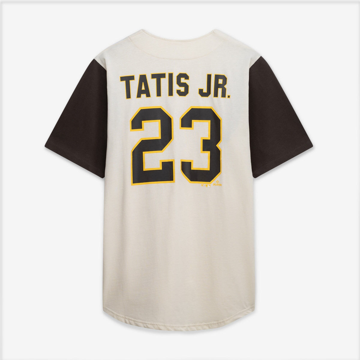 San Diego Padres Cream/Brown Big & Tall Two-Color Fashion Jersey product image 4, provided for visual reference and product