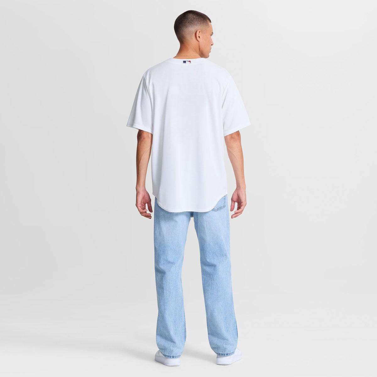 Los Angeles Dodgers White Home Replica Jersey product image 6, provided for visual reference and product detail review