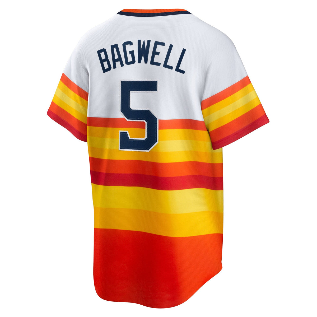 Houston Astros Jeff Bagwell White Home Cooperstown Collection Player Jersey product image 4, provided for visual reference