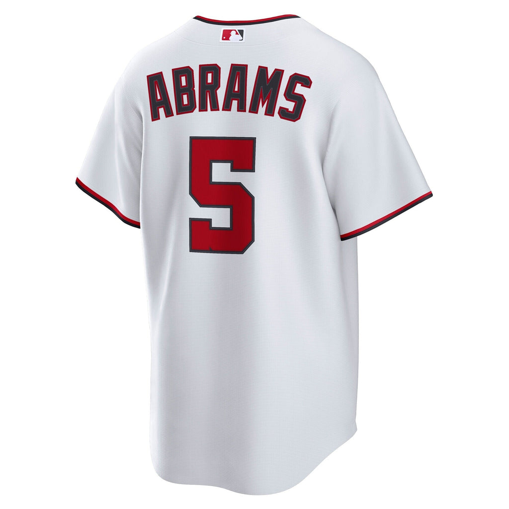 Washington Nationals CJ Abrams White Home Replica Jersey product image 7, provided for visual reference and product detail