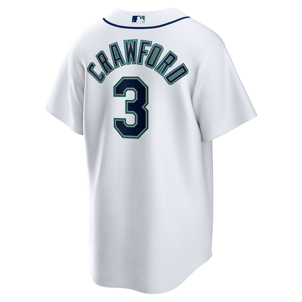 Seattle Mariners JP Crawford White Home Replica Jersey product image 4, provided for visual reference and product detail