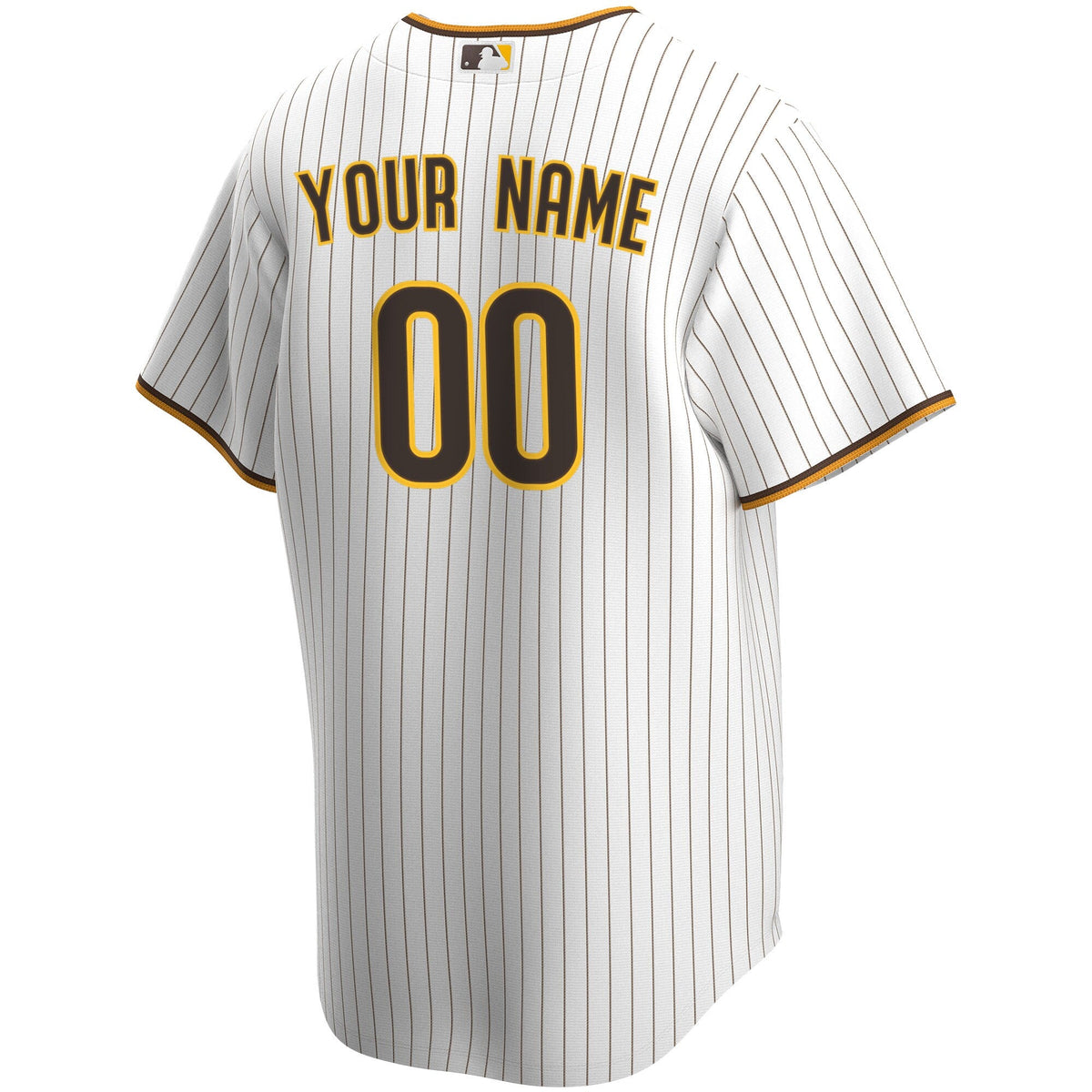 San Diego Padres White Home Replica Custom Jersey product image 4, provided for visual reference and product detail review