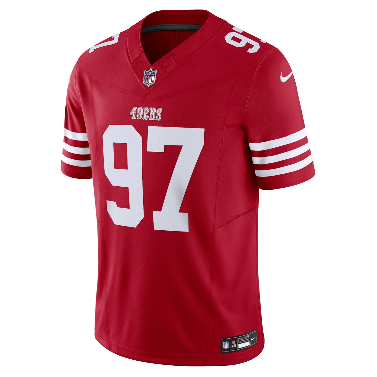 San Francisco 49ers Nick Bosa Scarlet Vapor F.U.S.E. Limited Jersey product image 3, provided for visual reference and