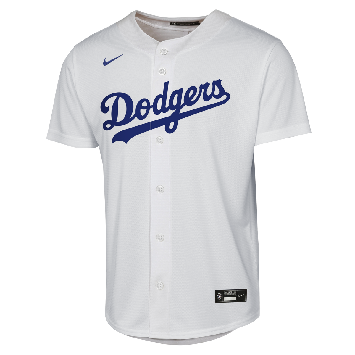 Male Los Angeles Dodgers Will Smith White Home Replica Jersey product image 3, provided for visual reference and product