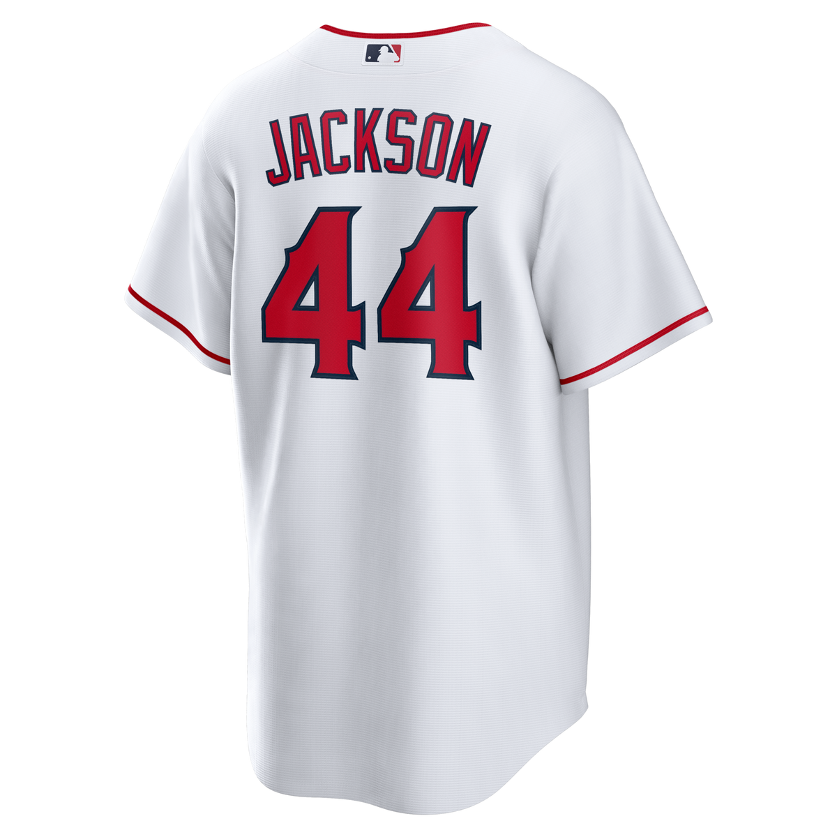 Los Angeles Angels Reggie Jackson White Home Retired Player Replica Jersey product image 4, provided for visual reference