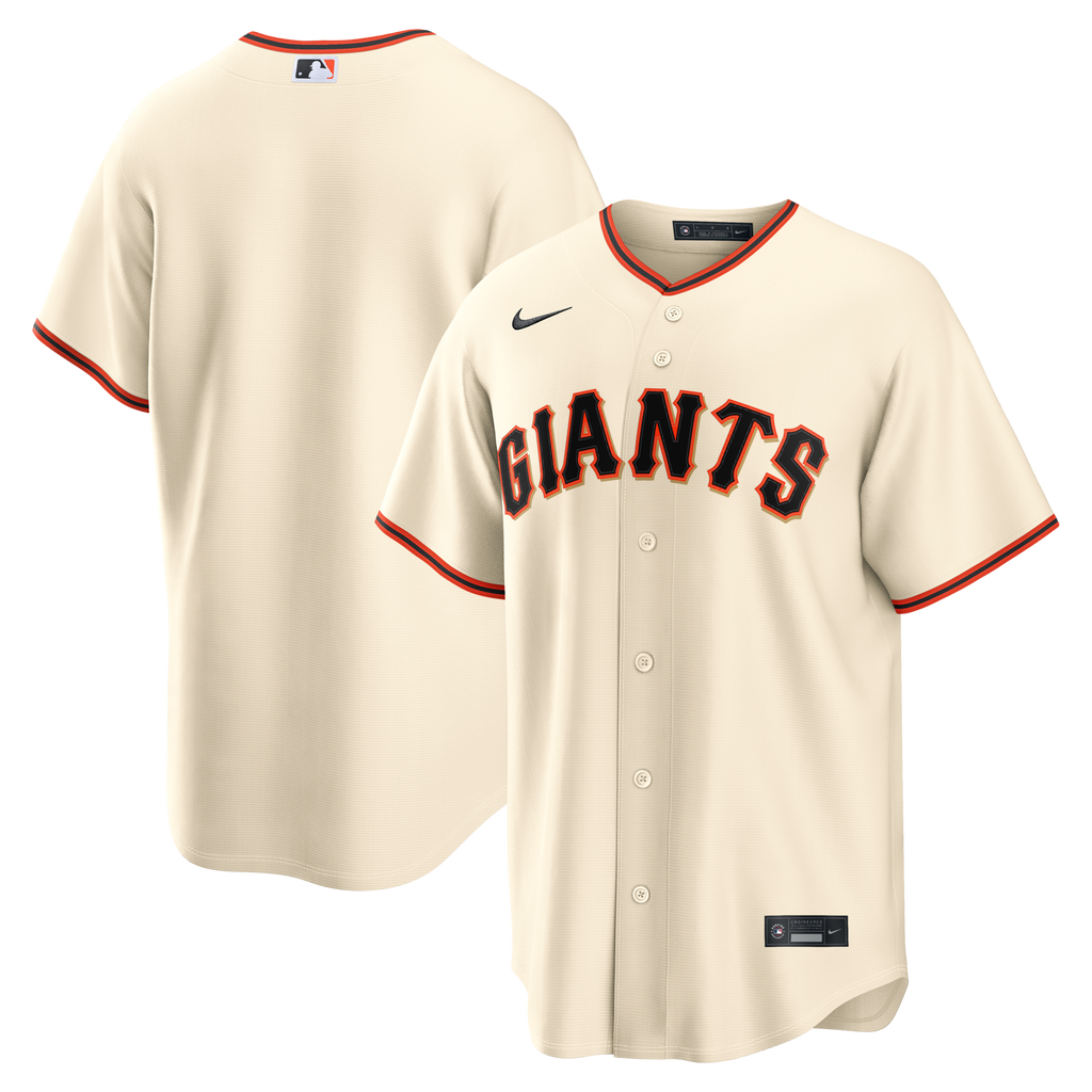 San Francisco Giants Cream Home Replica Jersey product image 1, provided for visual reference and product detail review