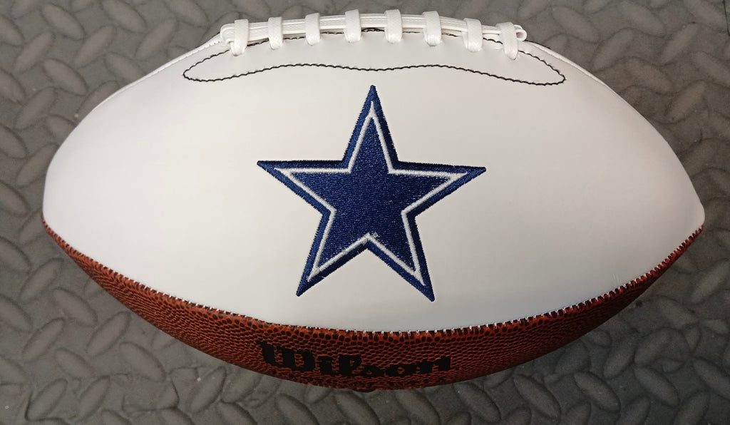 Dallas Cowboys Full size Wilson logo football Perfect for product image 1