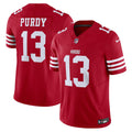 San Francisco 49ers Brock Purdy Scarlet Vapor F.U.S.E. Limited Jersey product image 1, provided for visual reference and