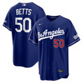 Los Angeles Dodgers Mookie Betts Royal Alternate Stadium Jersey product image 1, provided for visual reference and product