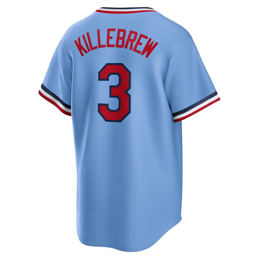 Minnesota Twins Harmon Killebrew Light Blue Road Cooperstown Collection Player Jersey product image 4, provided for visual