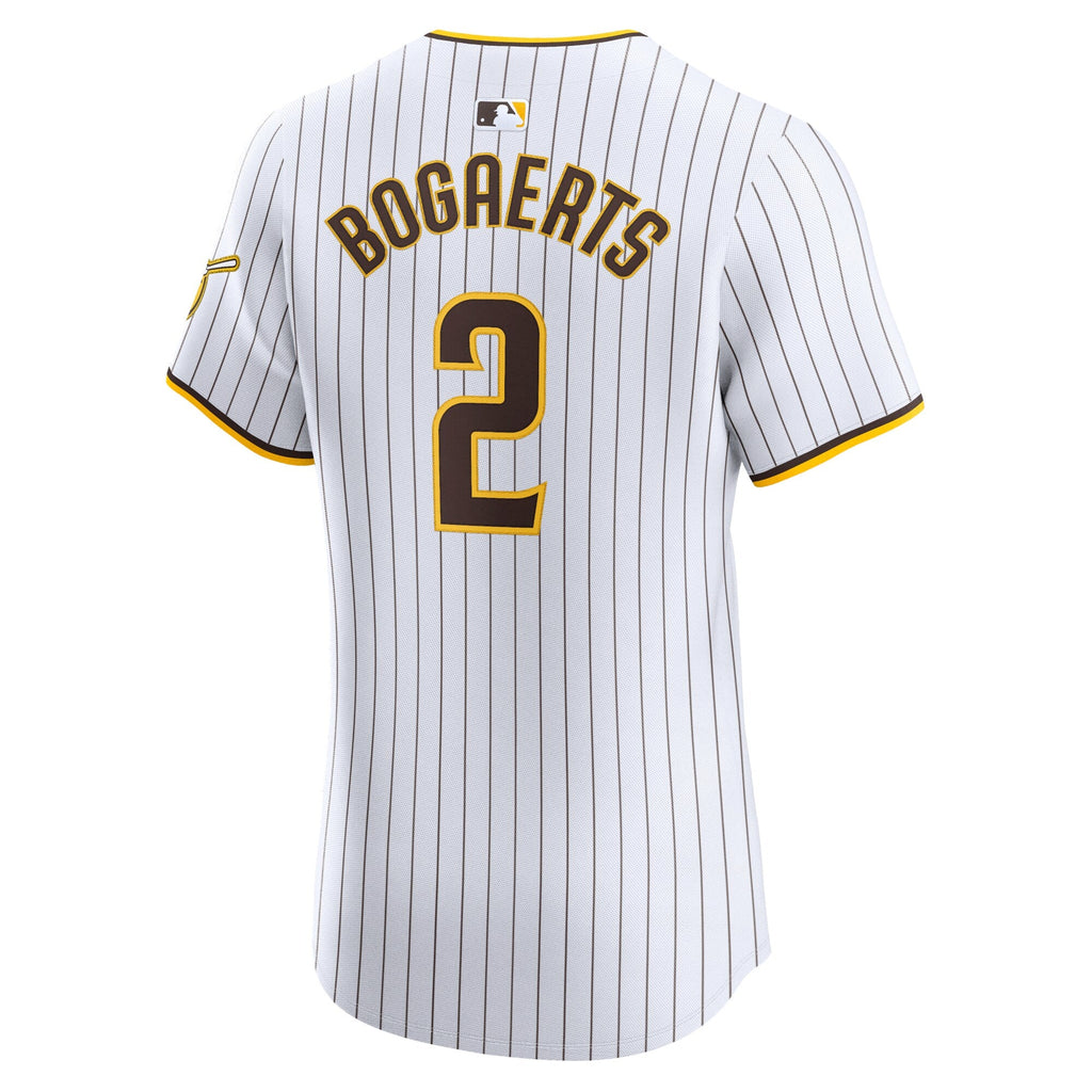 San Diego Padres Xander Bogaerts White Home Elite Jersey product image 4, provided for visual reference and product detail