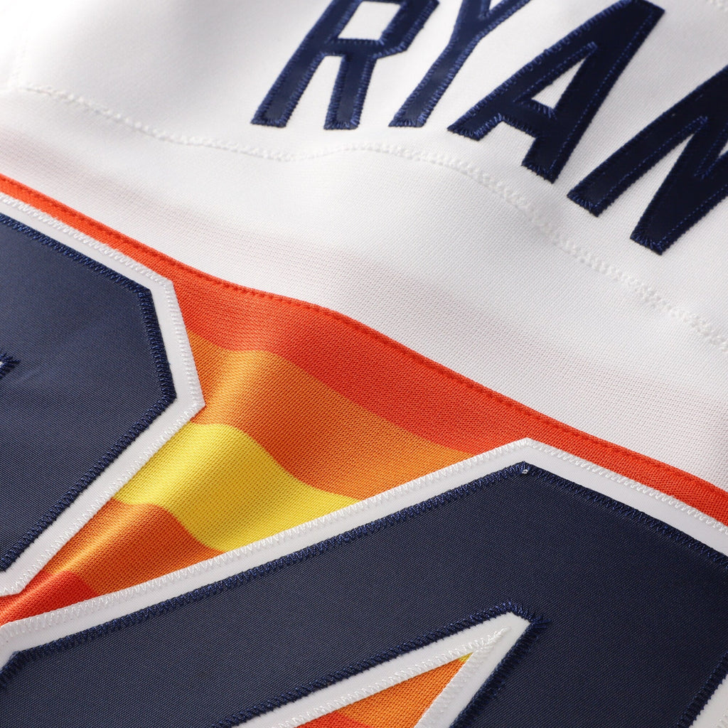 Houston Astros Nolan Ryan White Throwback Authentic Jersey product image 7, provided for visual reference and product detail