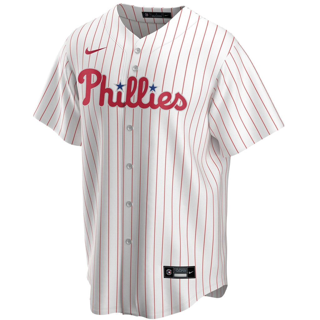 Philadelphia Phillies White Home Replica Custom Jersey product image 3, provided for visual reference and product detail