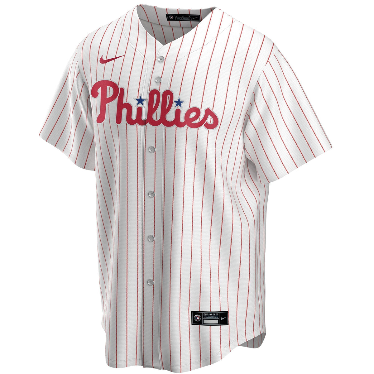 Philadelphia Phillies White Home Replica Custom Jersey product image 3, provided for visual reference and product detail