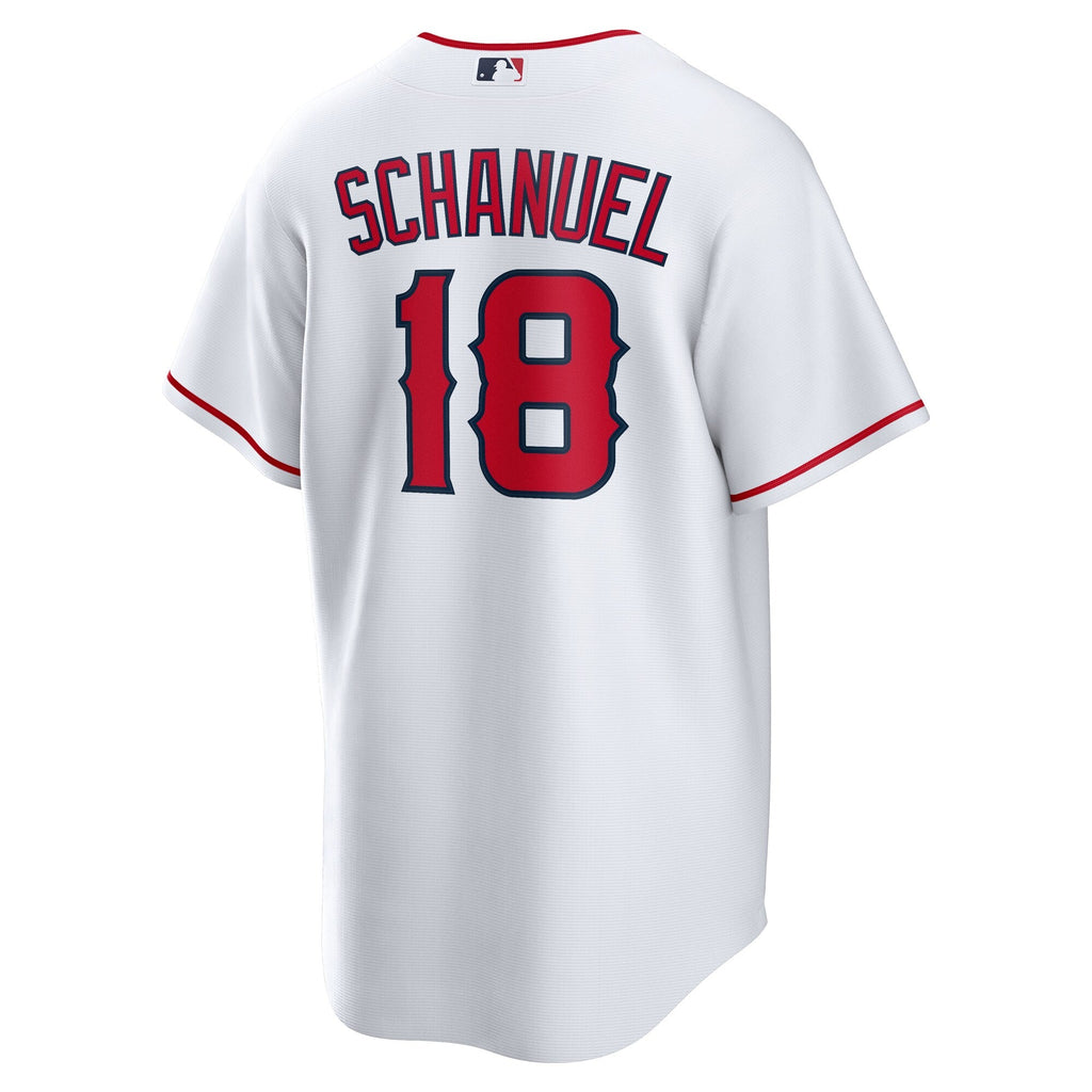Los Angeles Angels Nolan Schanuel White Home Replica Jersey product image 4, provided for visual reference and product