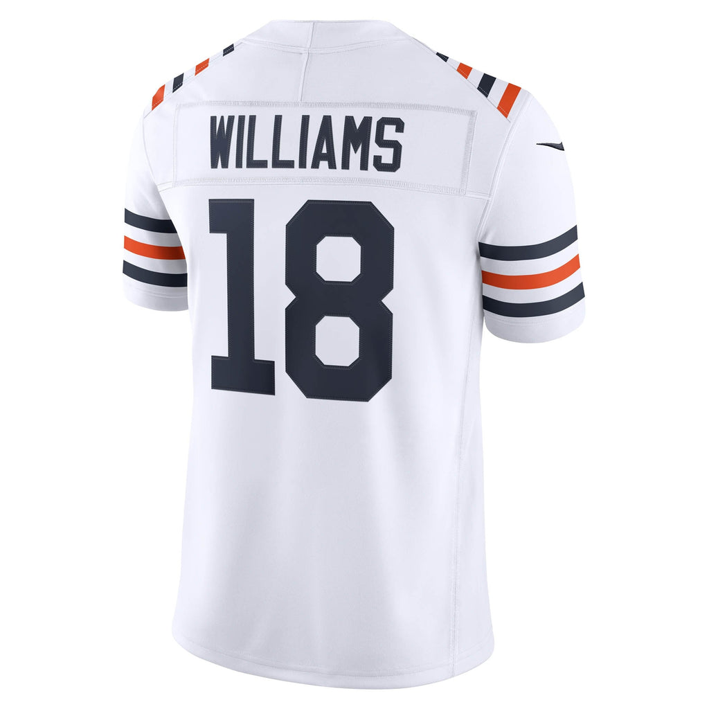 Chicago Bears Caleb Williams White Alternate Vapor F.U.S.E. Stitched Limited Jersey product image 4, provided for visual
