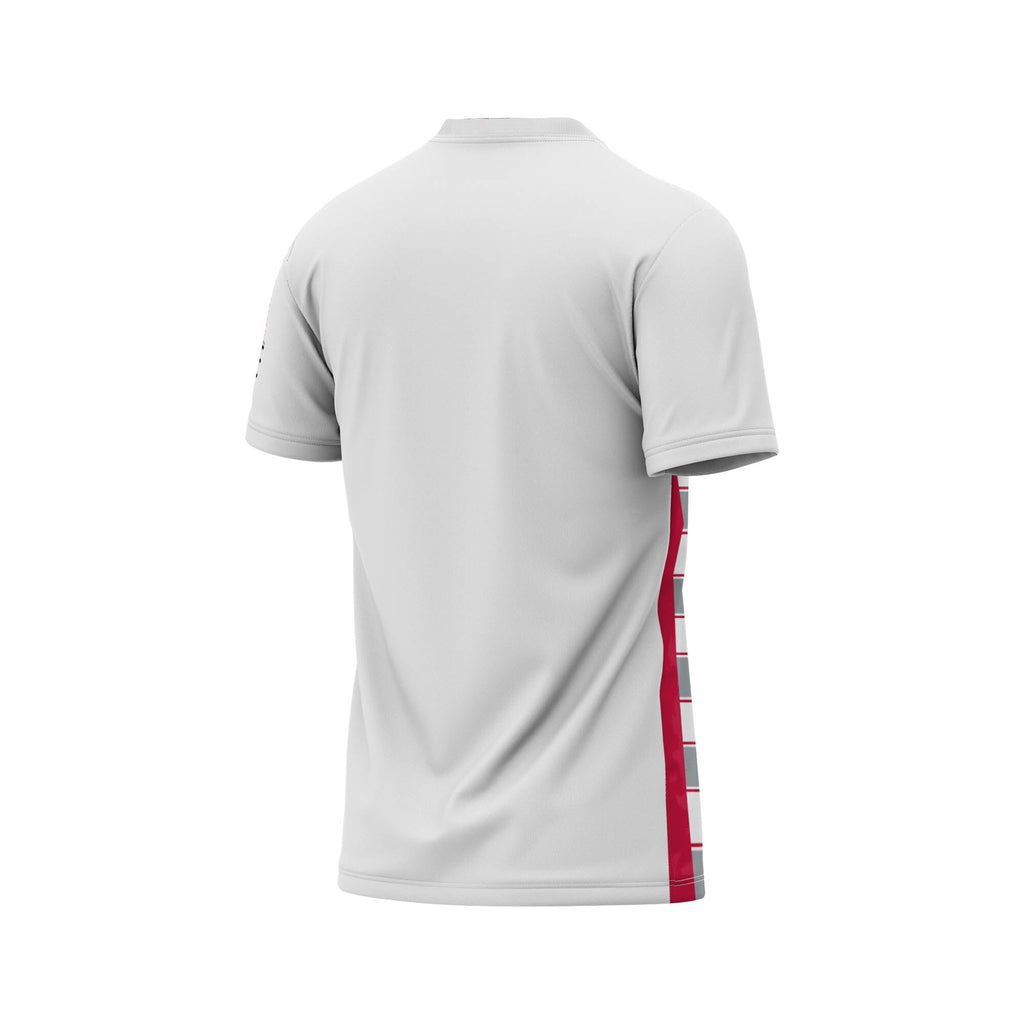 #1 Ohio State Buckeyes Lightweight Soccer Fashion Jersey - White product image 4, provided for visual reference and product