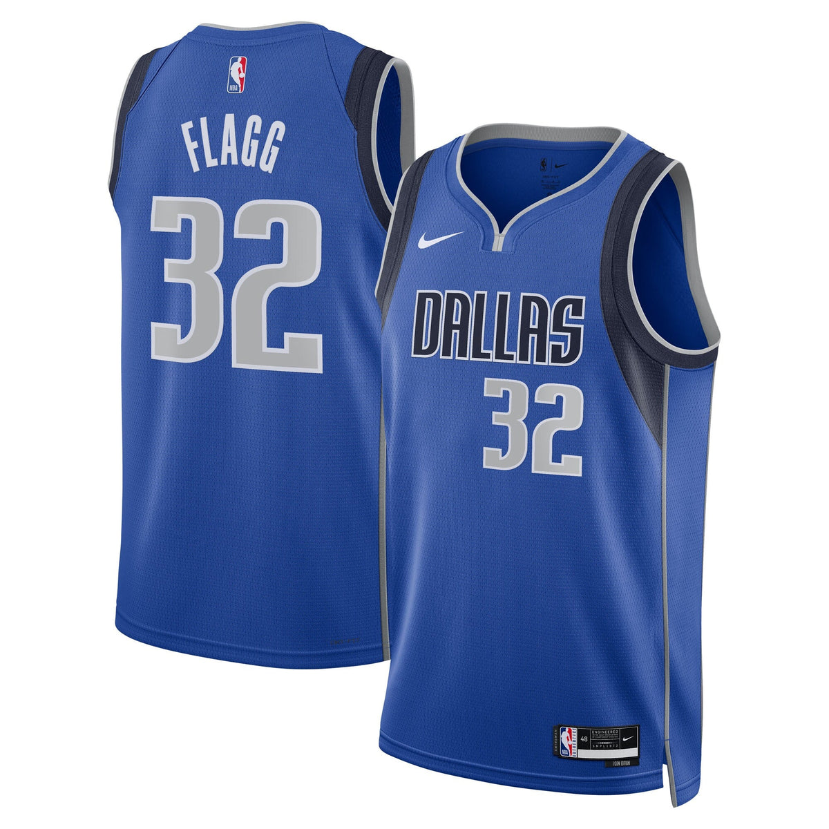 Dallas Mavericks Icon Edition Swingman Jersey NBA 2025 First Round Draft Pick - Blue - Cooper Flagg product image 2,