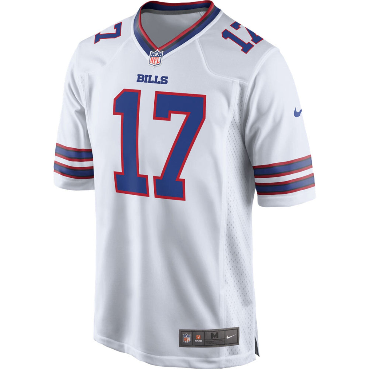 Buffalo Bills Josh Allen White Game Player Jersey product image 3, provided for visual reference and product detail review