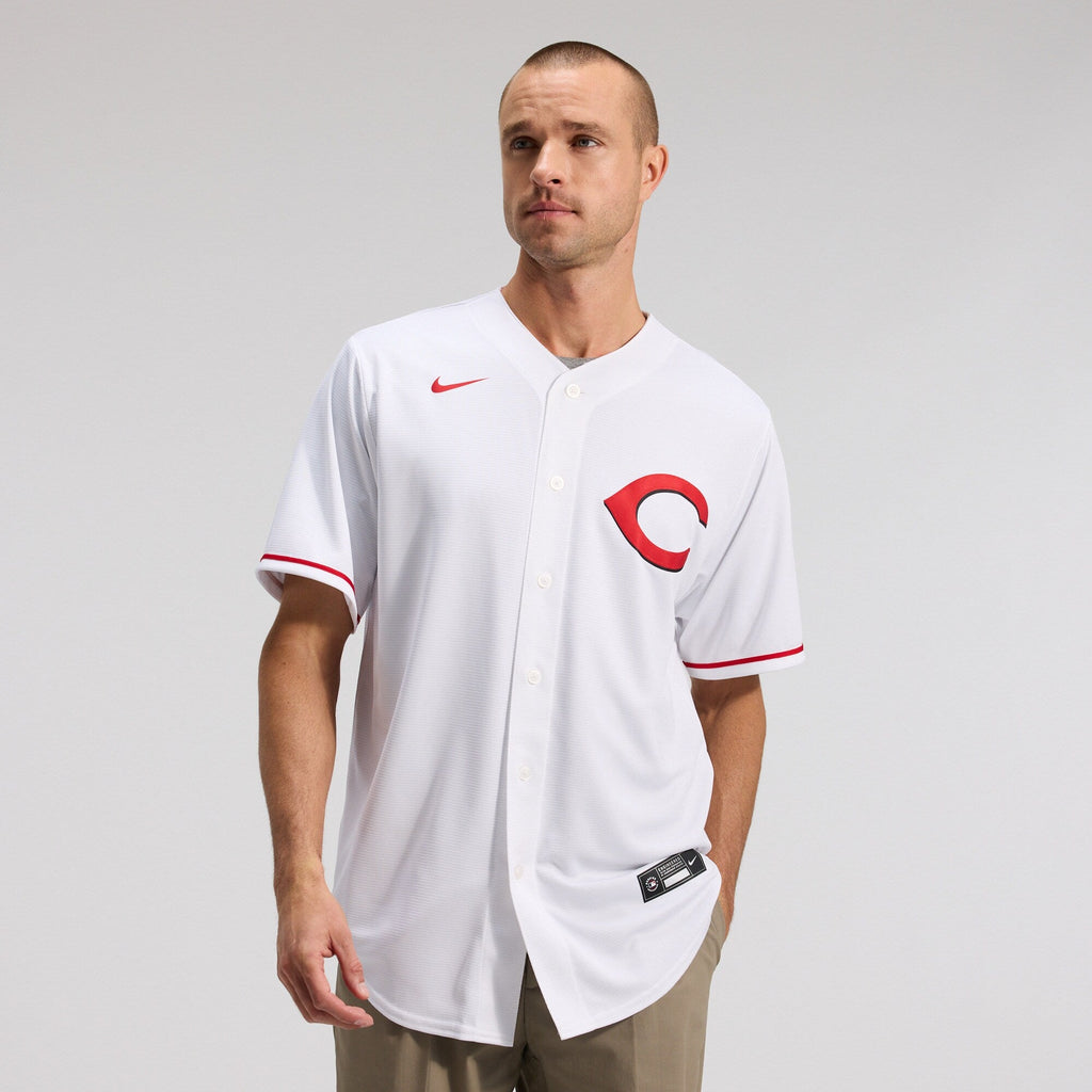Cincinnati Reds Elly De La Cruz White Alternate 2 Replica Jersey product image 3, provided for visual reference and product