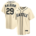 Seattle Mariners Cal Raleigh Cream Alternate Replica Jersey product image 1, provided for visual reference and product