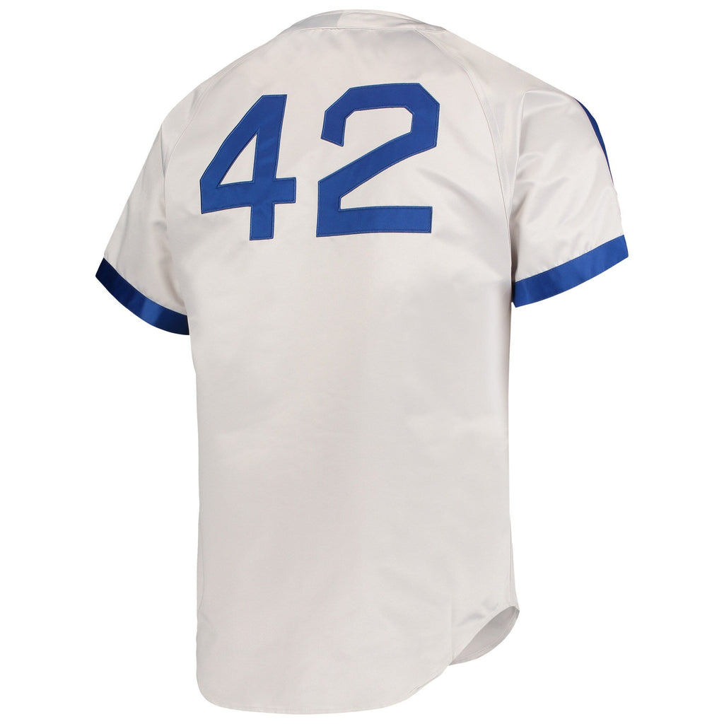 Brooklyn Dodgers Jackie Robinson Gray Cooperstown Collection Authentic Jersey product image 4, provided for visual reference