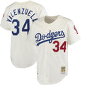 Los Angeles Dodgers Fernando Valenzuela Gray Authentic Jersey product image 1, provided for visual reference and product