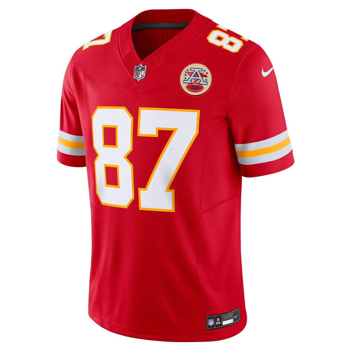 Kansas City Chiefs Travis Kelce Red Vapor F.U.S.E. Limited Jersey product image 3, provided for visual reference and product