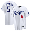Los Angeles Dodgers Freddie Freeman White Home Stadium Jersey product image 1, provided for visual reference and product