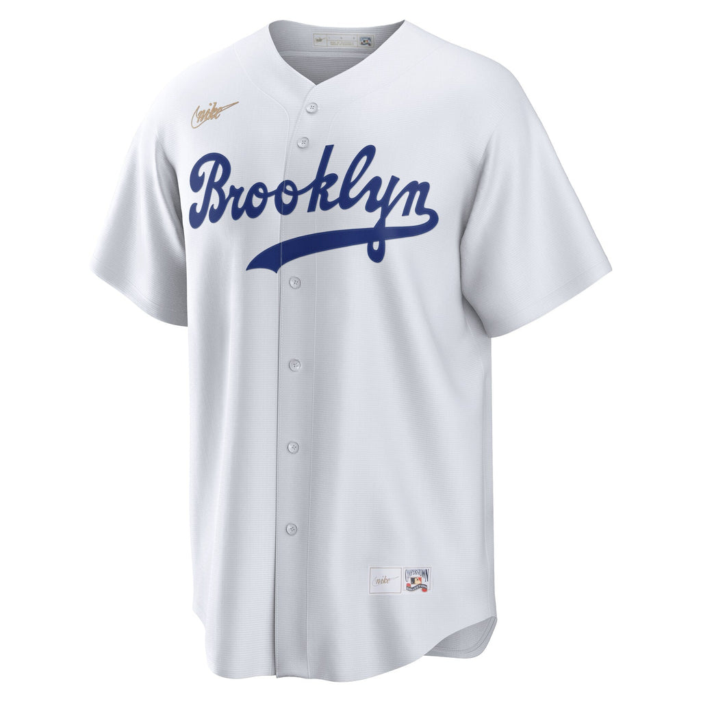 Brooklyn Dodgers Jackie Robinson White Cooperstown Collection Jackie Robinson Day Jersey product image 3, provided for
