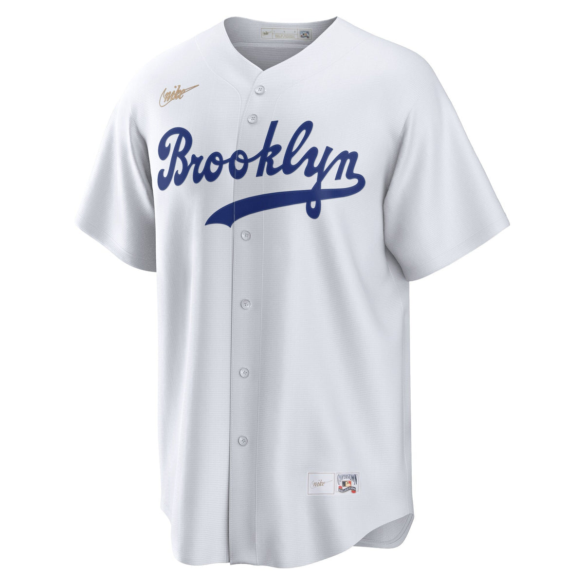 Brooklyn Dodgers Jackie Robinson White Cooperstown Collection Jackie Robinson Day Jersey product image 3, provided for